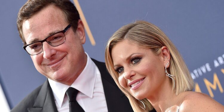 Bob Saget (+) y Candace Cameron. Foto de archivo.