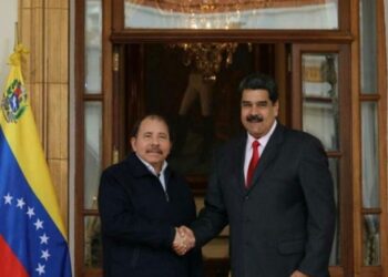 Daniel Ortega y Nicolás Maduro. Foto Diario Las Américas.