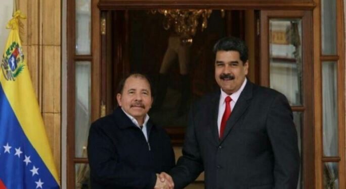 Daniel Ortega y Nicolás Maduro. Foto Diario Las Américas.