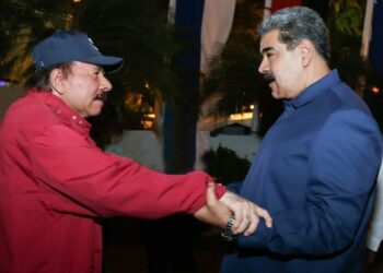 Daniel Ortega y Nicolás Maduro. Foto de archivo.