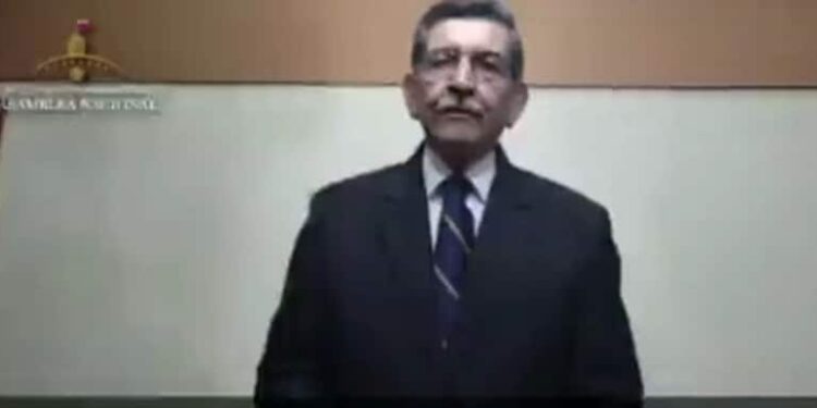 Dip. Guillermo Palacios. Foto captura de video.