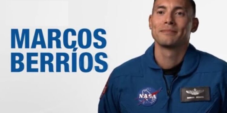 NASA, Marcos Berríos. Foto captura de video.