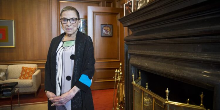 Ruth Bader Ginsburg (+). Foto agencias.