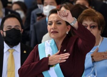 Xiomara Castro, presidena de Honduras. Foto agencias.