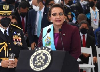 Xiomara Castro, presidena de Honduras. Foto agencias.