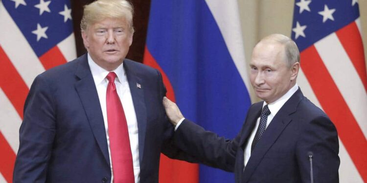 Donald Trump y Vladimir Putin. Foto agencias.