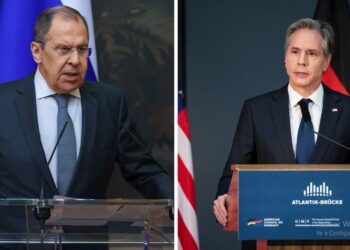El ministro ruso de Exteriores, Serguéi Lavrov, pidió este martes a su homólogo estadounidense, Antony Blinken. Foto de archivo.