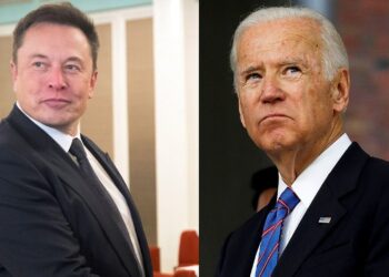 Elon Musk y el presidente de EEUU, Joe Biden. Foto collage.