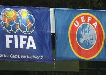 FIFA UEFA. Foto de archivo.