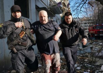 Heridos Ucrania. Foto agencias.