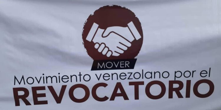 Movimiento Venezolano por el Referéndum Revocatorio. MOVER. Foto de archivo.