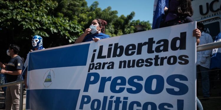 Presos políticos, Nicaragua. Foto agencias.