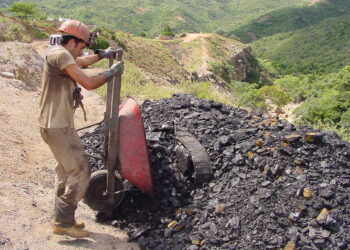 Minas de Carbón de Lobatera. Foto de archivo.