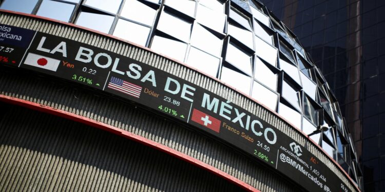 Bolsa de México. Foto de archivo.