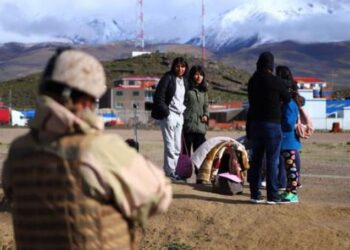 Chile, inmigrantes irregulares desde Bolivia. Foto agencias.