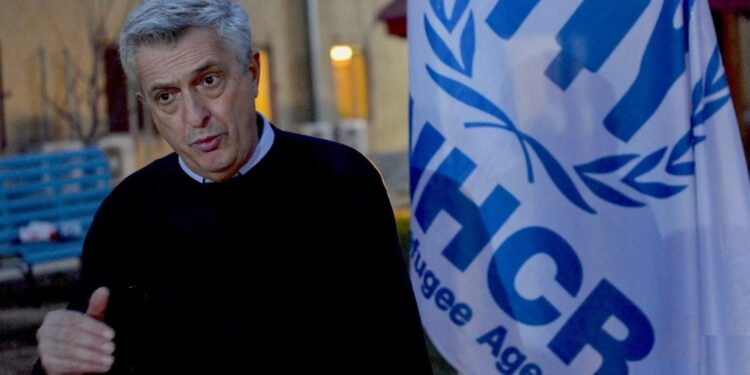 El Alto Comisionado de las Naciones Unidas para los Refugiados, Filippo Grandi, durante una entrevista reciente el 15 de marzo. (Ahmad Sahel Arman AFP Getty.