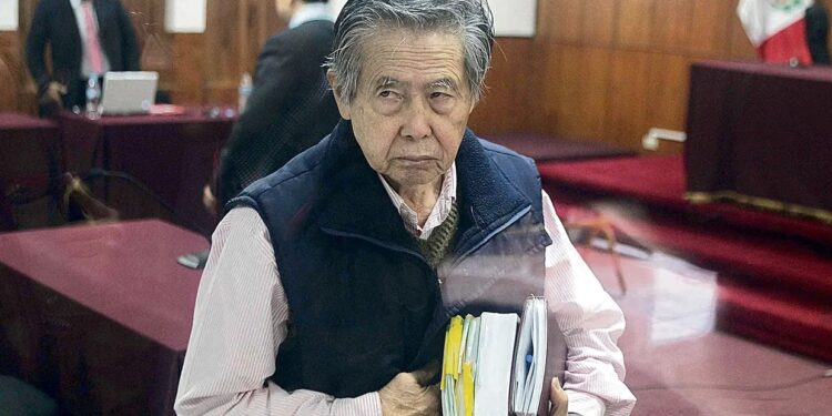 El expresidente peruano. Alberto Fujimori. Foto agencias.
