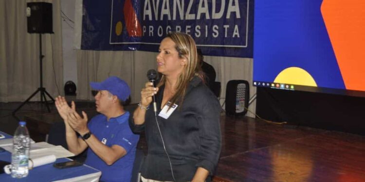 Fanny García Secretaria de Avanzada Progresista. Foto Prensa.