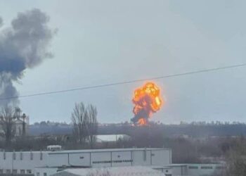 Misiles rusos destruyeron aeropuerto cerca de Vinnytsia Ucrania. Foto agencias.