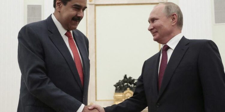Nicolás Maduro y Vladimir Putin. Foto de archivo.
