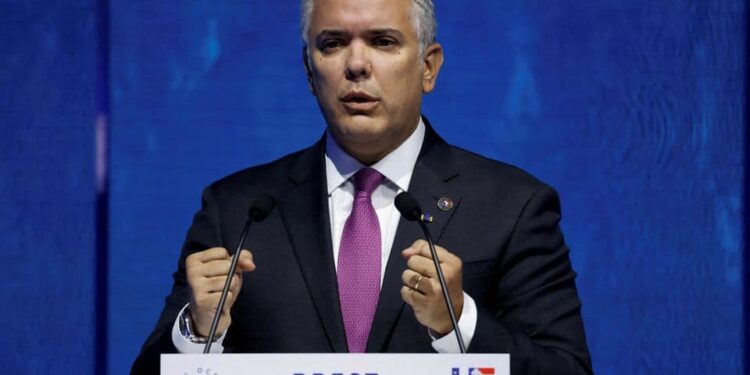 Presidente de Colombia, Iván Duque. Foto Reuters