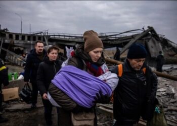 Refugiados Ucrania. Invasión rusa. Foto agencias.