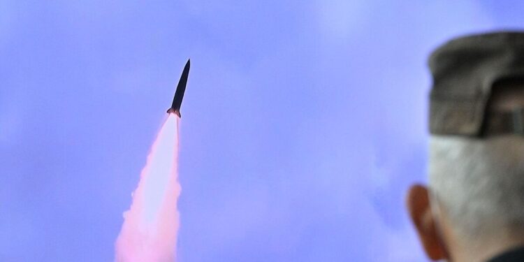 Un misile hipersónico. Foto de archivo.