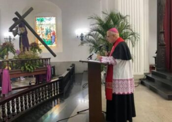 El Monseñor Mario Moronta. Foto La Prensa de Táchira.