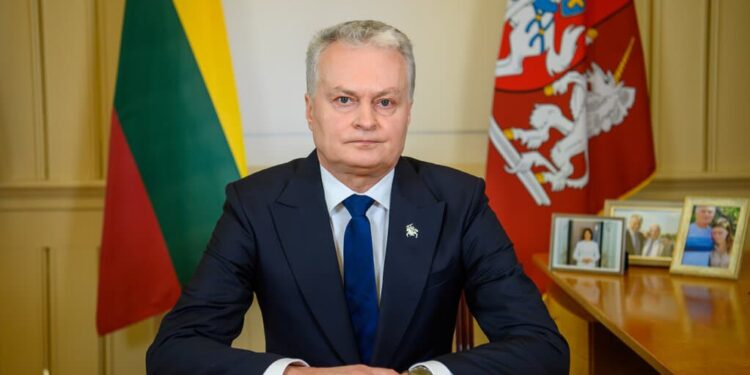 El presidente de Lituania, Gitanas Nauséda. Foto de archivo.