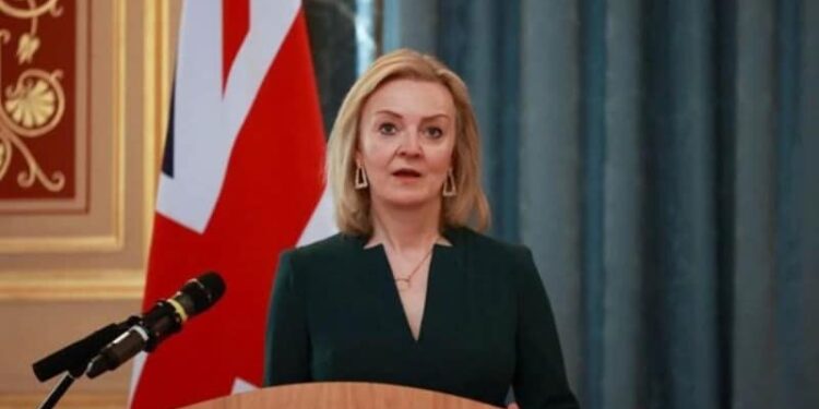 La ministra británica de Exteriores, Liz Truss. Foto de archivo.