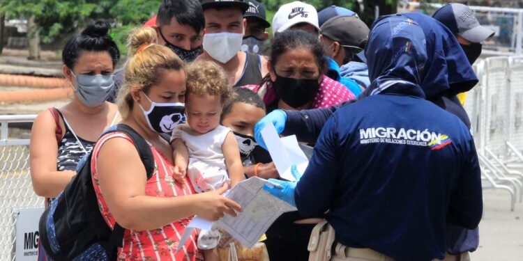 Migrantes venezolanos. Foto de archivo.