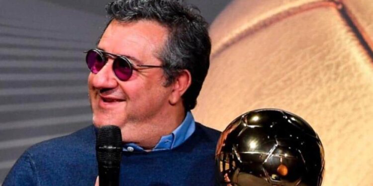 Mino Raiola. Foto de archivo.