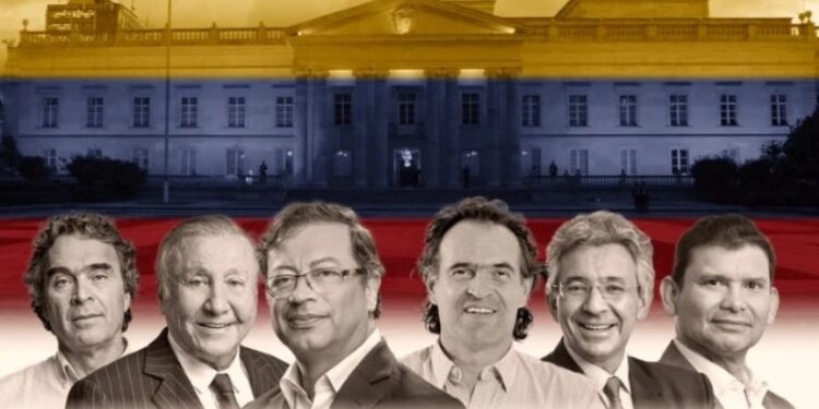 Los candidatos presidenciales de Colombia. Foto collage Infobae.