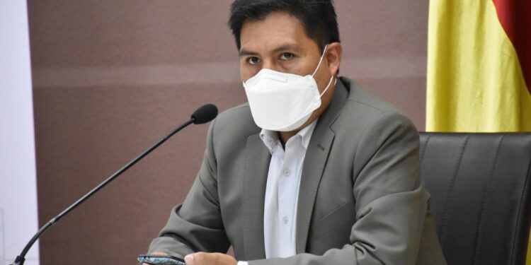 Ministro de salud de Bolivia, Jeyson Auza. Foto de archivo.