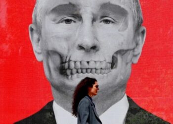 Mural, Vladimir Putin. Foto El País.