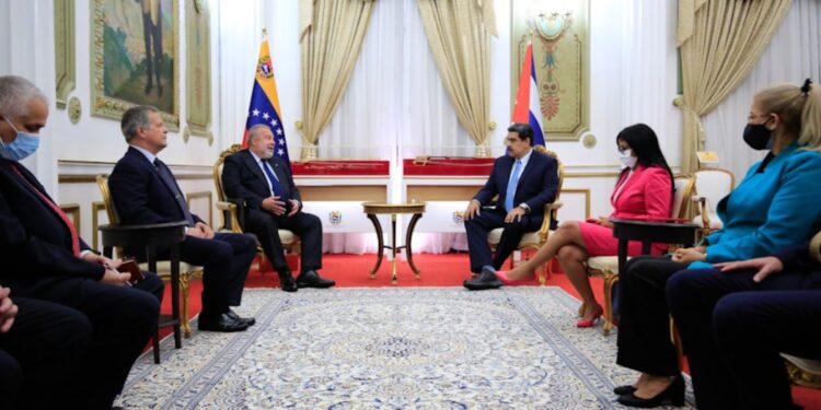 Nicolás Maduro y el Primer Ministro de Cuba, Manuel Marrero Cruz. Foto @PresidencialVen