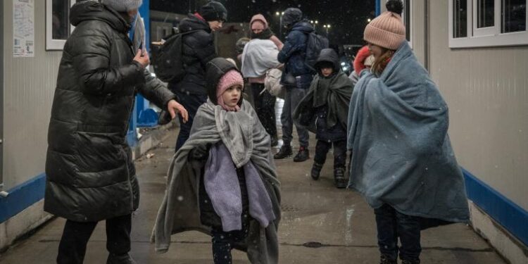 Niños ucranianos. Foto agencias.