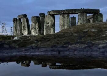 Stonehenge. Foto de archivo.