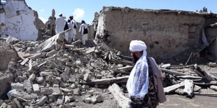 Afganistán. terremoto. Foto de archivo.
