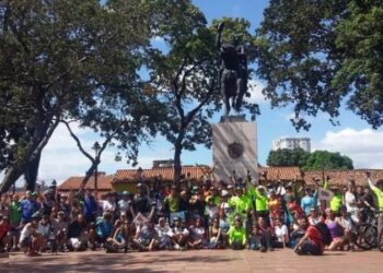 Cilcistas venezolanos. Foto@acuccs