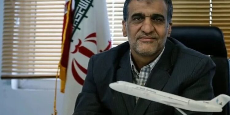 El piloto del avión venezolano-iraní, Gholamreza Ghasemi. Foto de archivo.