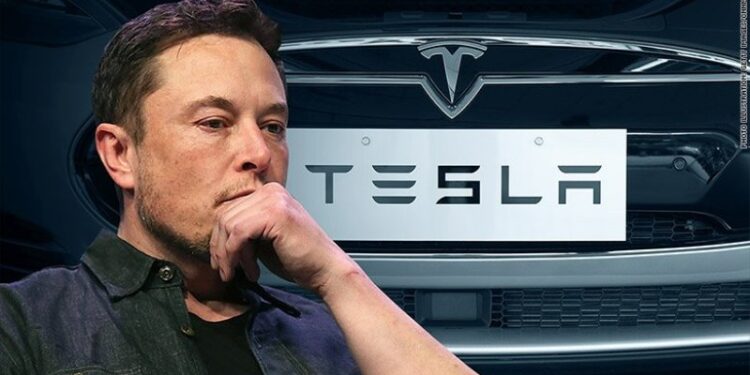 Elon Musk. Tesla. Foto de archivo.