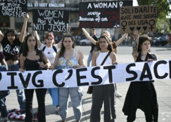 Francia aborto. Foto de archivo.