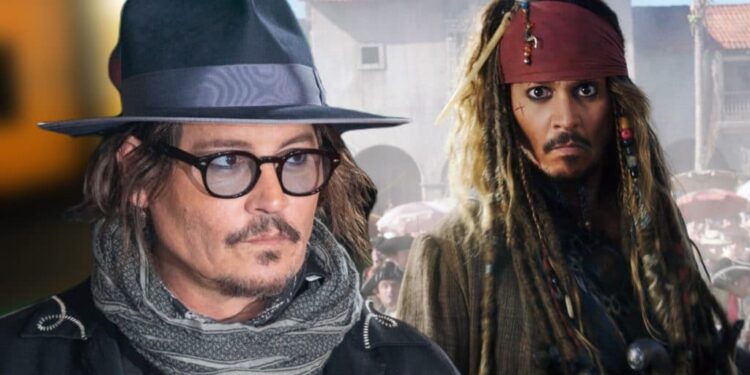 Johnny Depp. Foto collage.