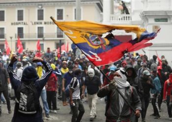 Protestas en Ecuador. Foto agencias.