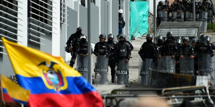 Protestas en Ecuador. Foto de archivo.