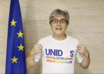 El jefe de la delegación de la Unión Europea en Venezuela, el embajador Rafael Dochao. Foto captura de video.