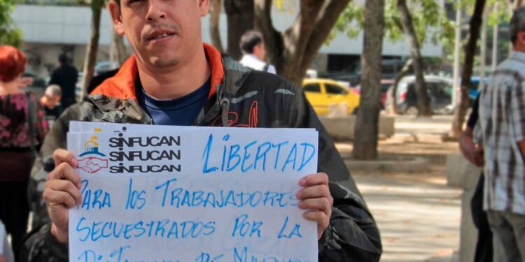 Gabriel Blanco es sindicalista y trabajador de Éxodo A.C. Foto @_Provea
