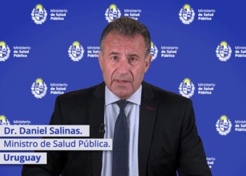 Ministro de Salud de Uruguay Dr. Daniel Salinas. Foto captura.