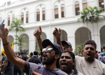 Sri Lanka. Protestas. Foto agencias.
